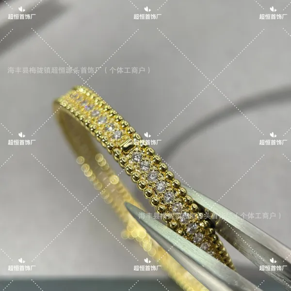 Design Crystal-Embellished Bangle Silver Bracelet Jewelry - 8