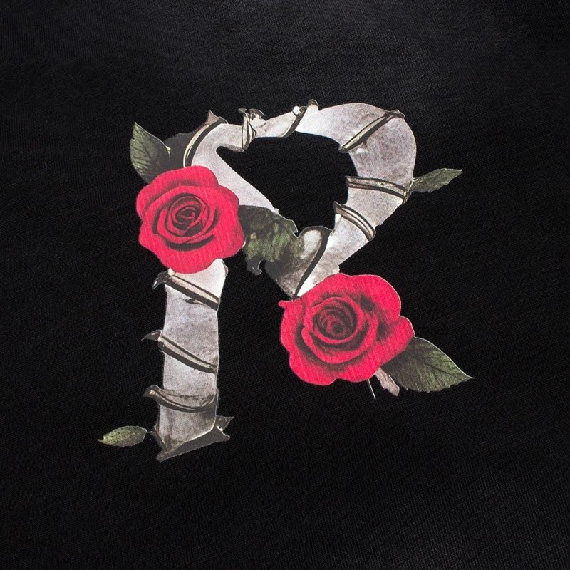 Rose Print Vintage Washed T-Shirt photo 7