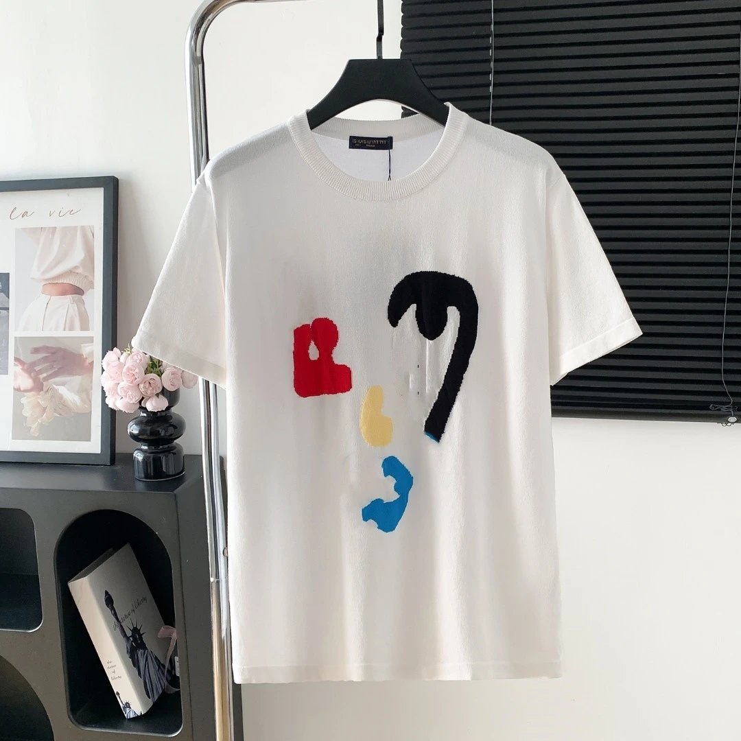 Logo Letter Print Couple T-Shirt Unisex photo 6