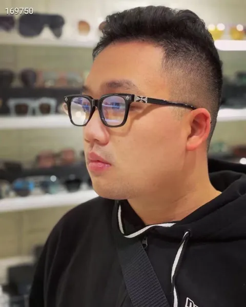 Chrome Hearts Square Acetate Optical Glasses Black Eyewear - 3