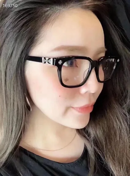 Chrome Hearts Square Acetate Optical Glasses Black Eyewear - 2