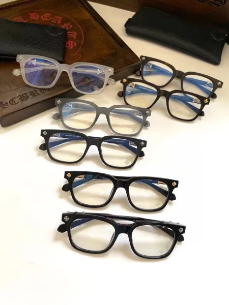 Chrome Hearts Square Acetate Optical Glasses Black Eyewear - 5