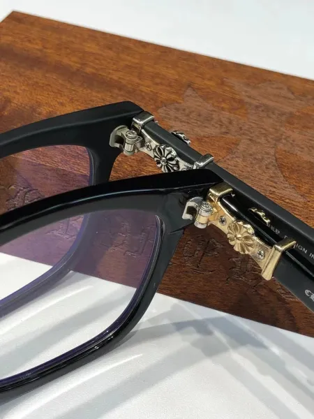 Chrome Hearts Square Acetate Optical Glasses Black Eyewear - 10
