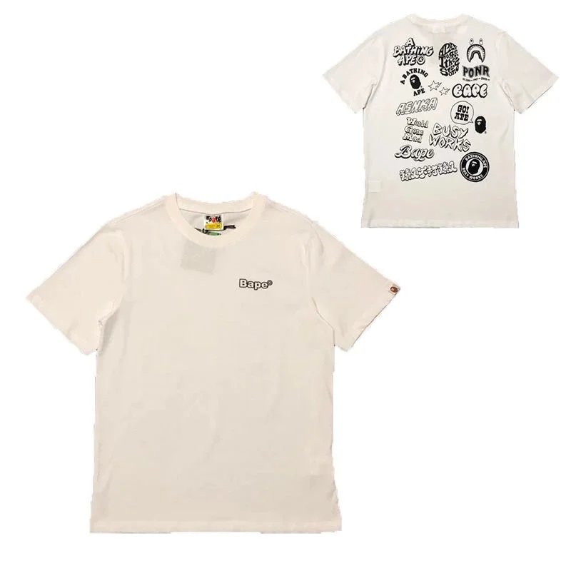 Bape Milo T-Shirts — 055 white colorway — USFans Spreadsheet photo