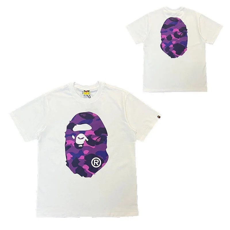 Bape Milo T-Shirts — 060 White-Purple colorway — USFans Spreadsheet photo