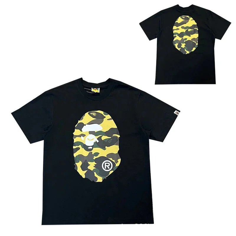 Bape Milo T-Shirts — 060 Black and Yellow colorway — USFans Spreadsheet photo