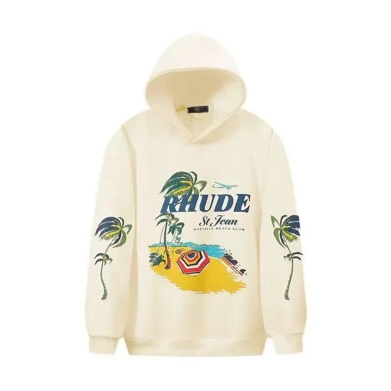 Rhude Jackets Zip-Up Track Jacket with Contrast Stripes — 17
