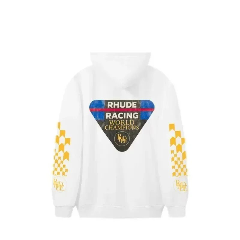 Rhude Jackets Zip-Up Track Jacket with Contrast Stripes — 26