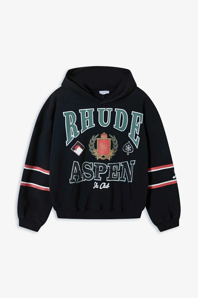 Rhude Jackets Zip-Up Track Jacket with Contrast Stripes product detail image 10