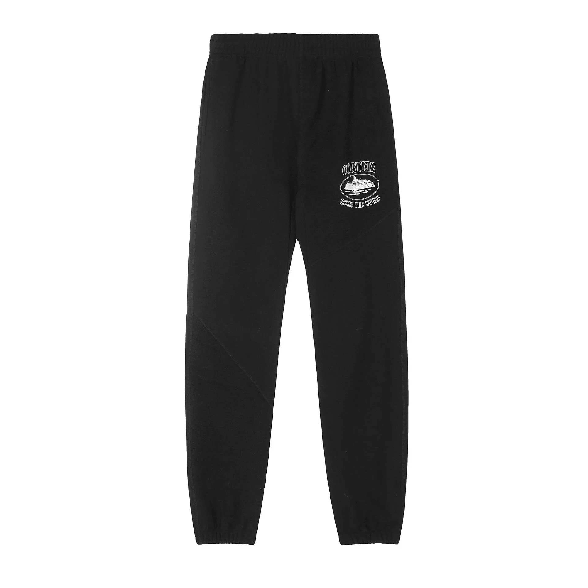 Corteiz Hoodies & Sweatshirts Zip-Up Hooded Sweatshirt with Rules the World Graphic — BB012