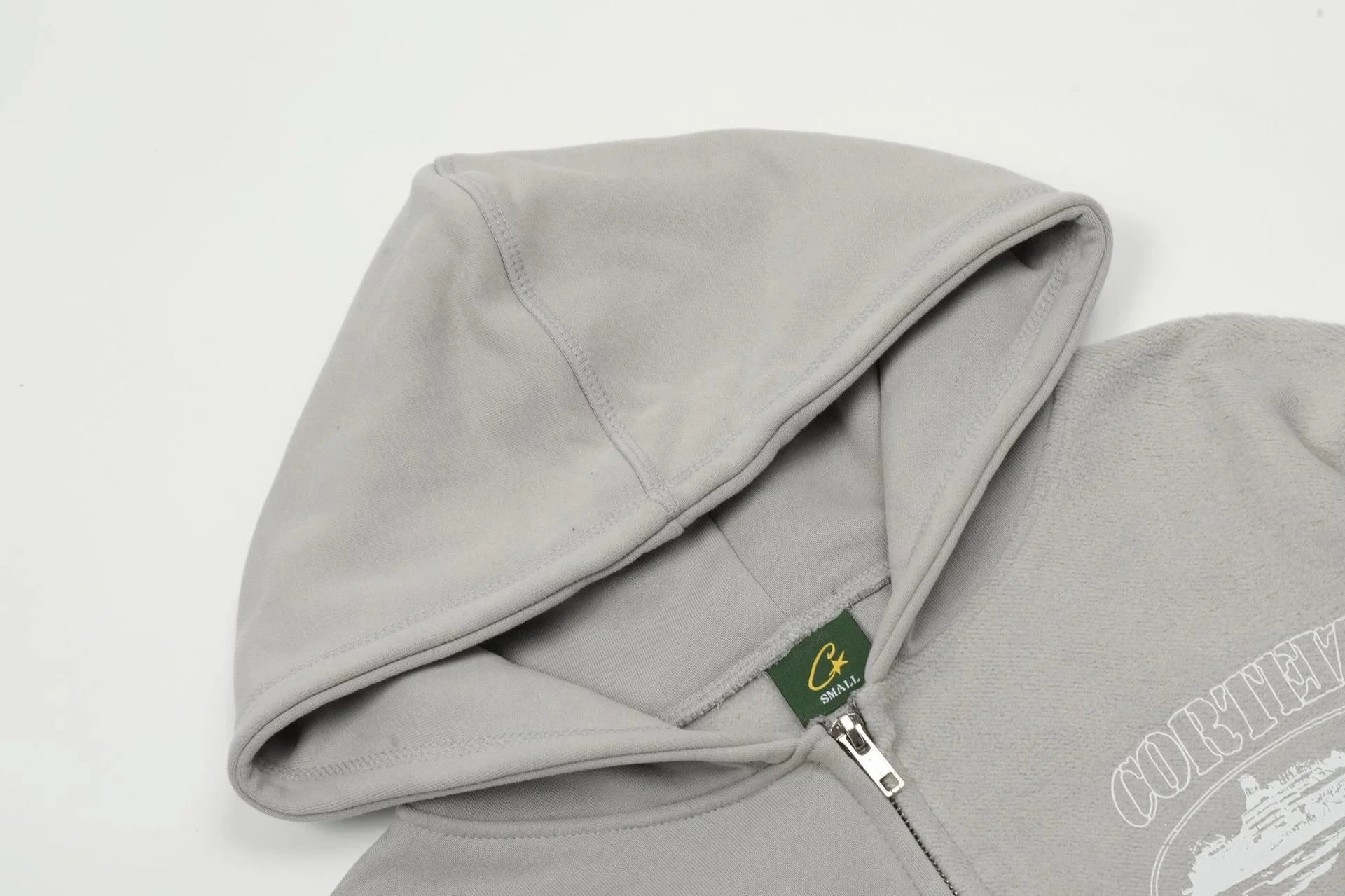 Corteiz Hoodies & Sweatshirts Zip-Up Hooded Sweatshirt with Rules the World Graphic image 11