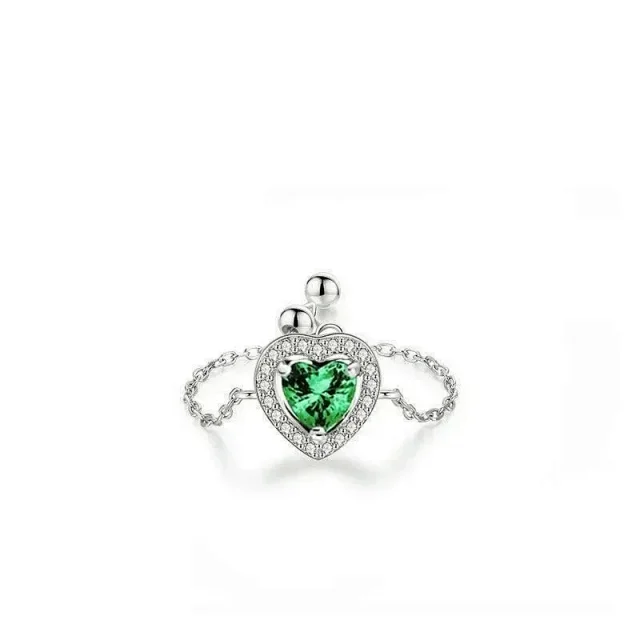 Unbranded Jewelry Heart-Shaped Crystal Pendant Necklace product detail image 7
