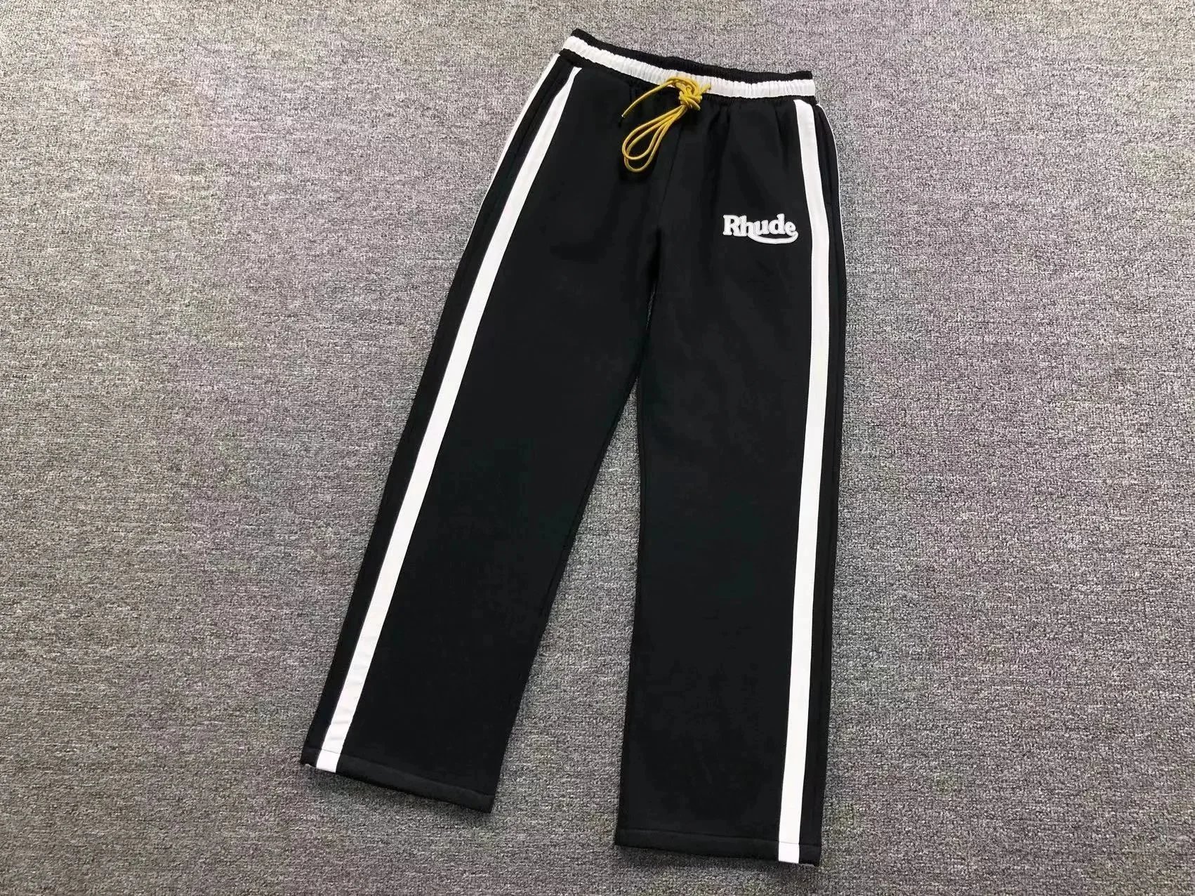 Rhude Jackets Zip-Up Track Jacket with Contrast Stripes — 2
