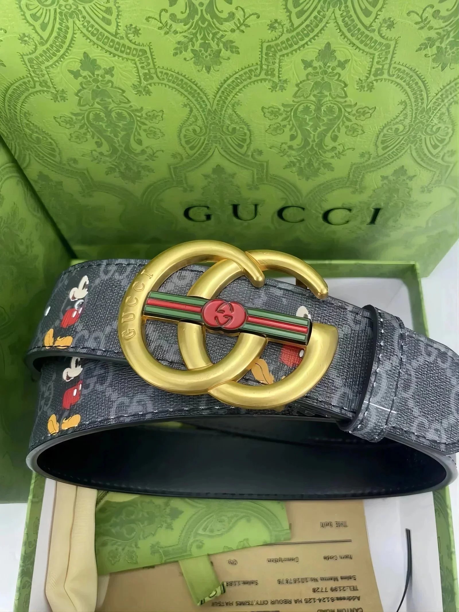 Burberry Belts Check-Pattern B-Buckle Belt — 6