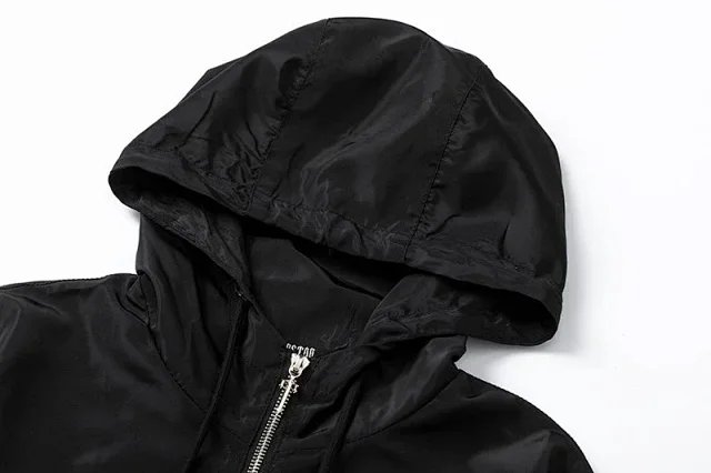 Trapstar Jackets Hooded zip windbreaker with back logo product detail image 11