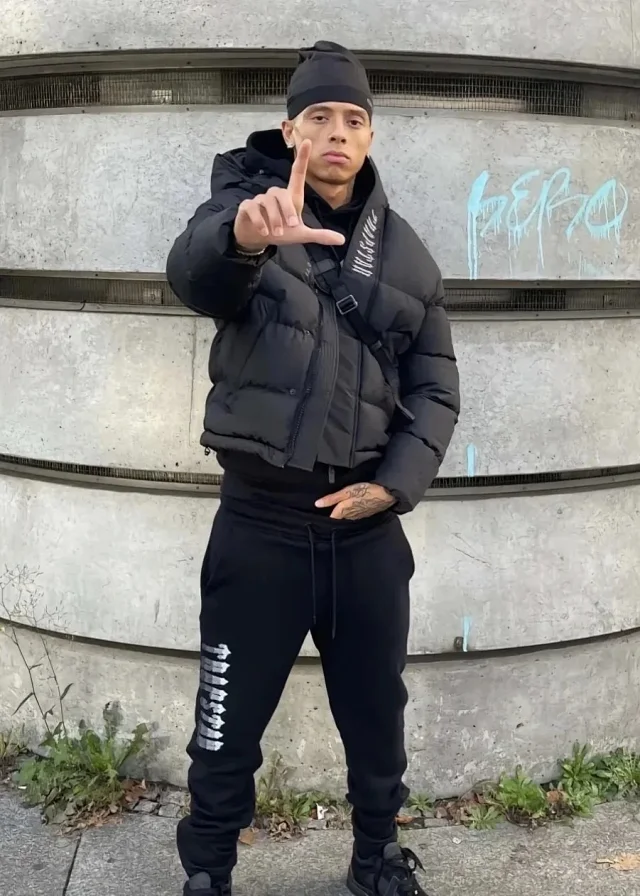 Trapstar Jackets Hooded zip windbreaker with back logo product detail image 3