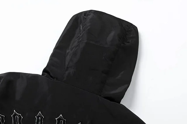 Trapstar Jackets Hooded zip windbreaker with back logo product detail image 8