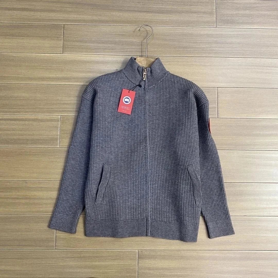 Moncler Knitwear Logo-Patch Crewneck Knit Sweater — 1:1 Big Goose -3