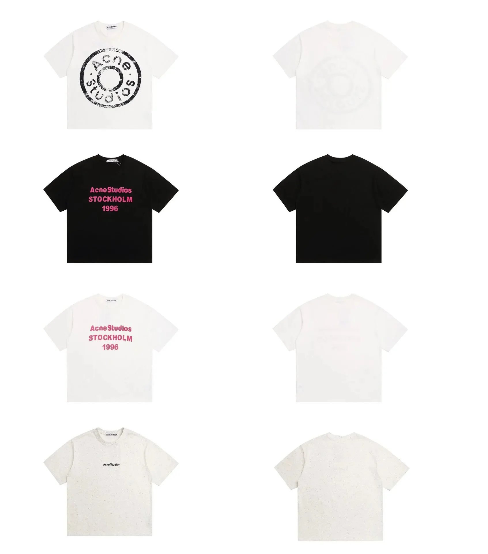 Acne Studios Stockholm 1996 Rhinestone Embellished T-Shirt White - 18