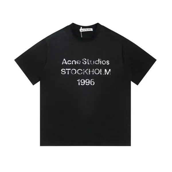 Acne Studios Stockholm 1996 Black T-Shirt - 1