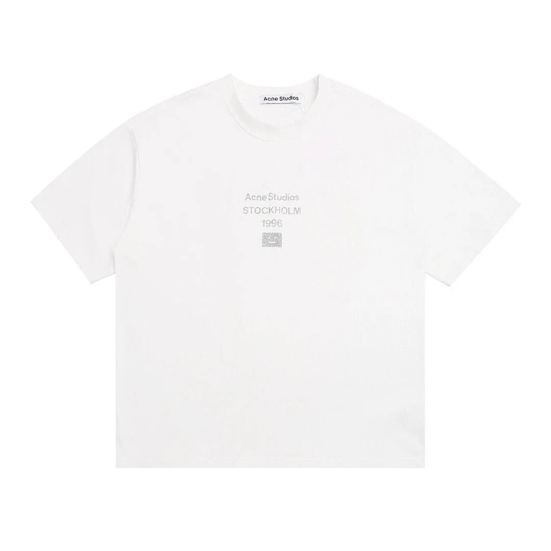 Acne Studios T-Shirts Stockholm 1996 graphic — AC31 white