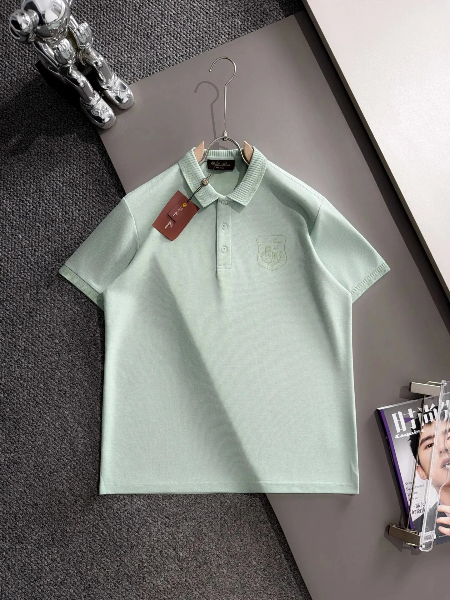 Loro Piana Shirts Short-Sleeve Polo Shirt — 03