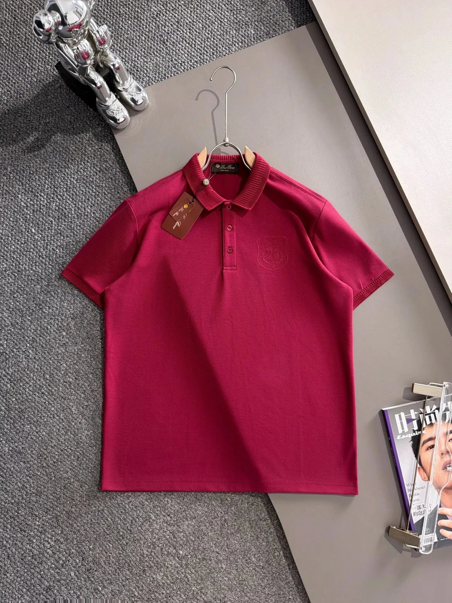 Loro Piana Shirts Short-Sleeve Polo Shirt — 05
