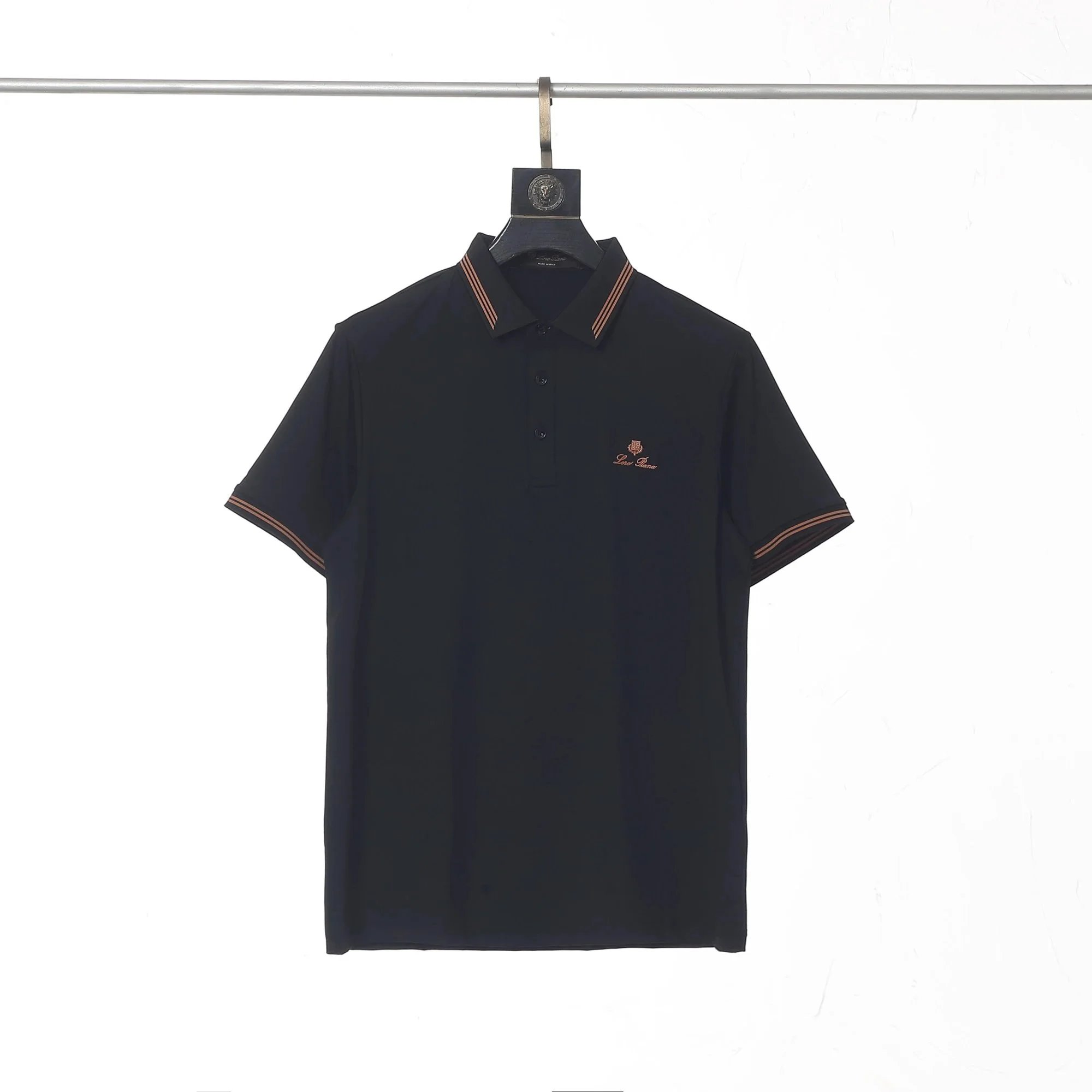 Loro Piana Shirts Short-Sleeve Polo Shirt — 10
