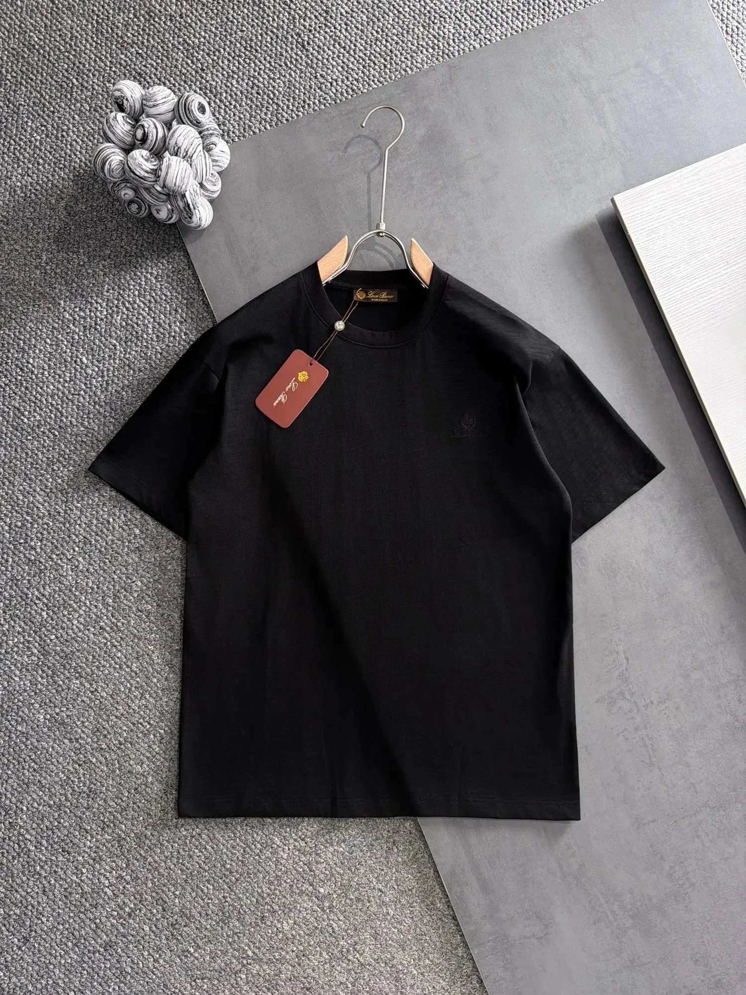Loro Piana Shirts Short-Sleeve Polo Shirt — 35