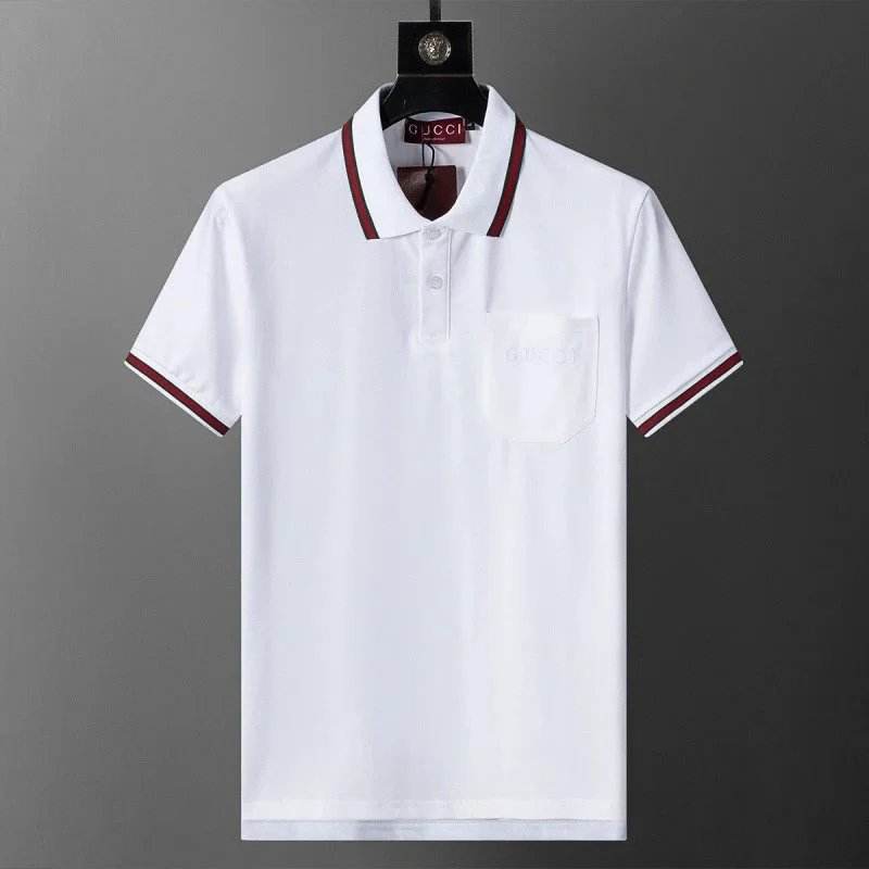 Lacoste Shirts Geometric Print Polo Shirt — 30131 white