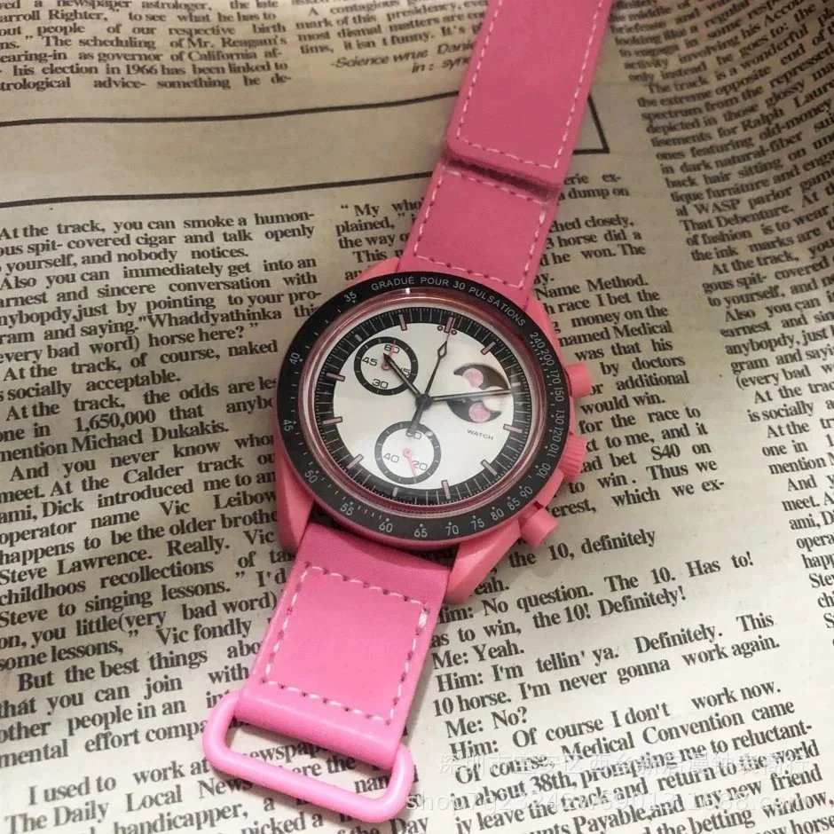 Omega Watches Speedmaster MoonSwatch — Pink 1:1 quality