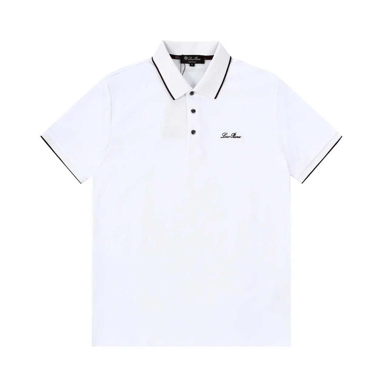 Loro Piana Shirts Short-Sleeve Polo Shirt — 13