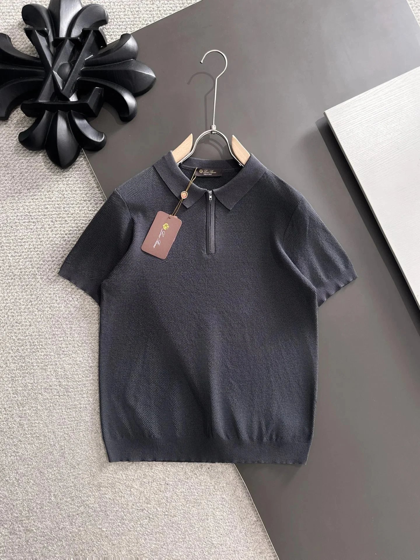 Loro Piana Shirts Short-Sleeve Polo Shirt — 26