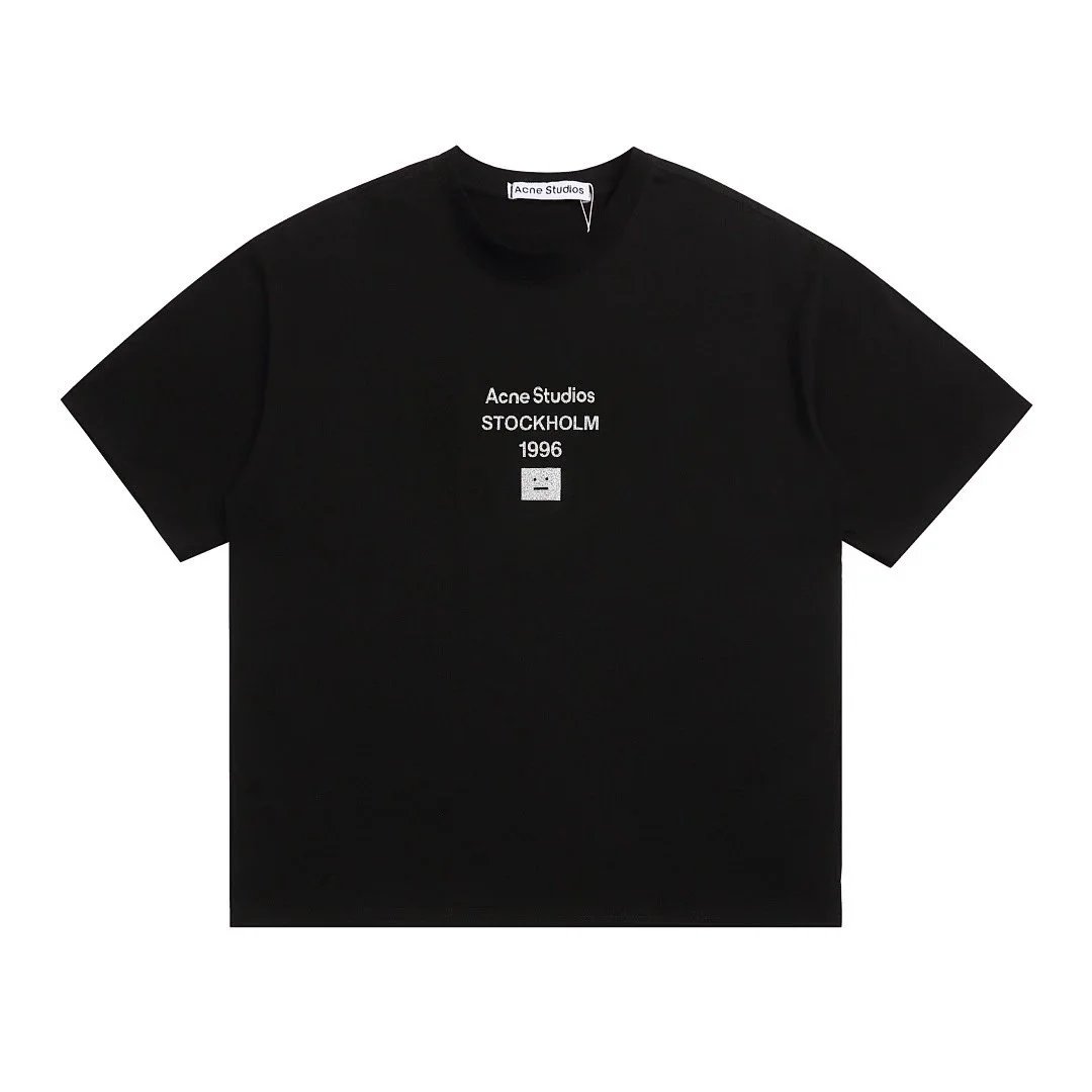 Acne Studios T-Shirts Stockholm 1996 graphic — AC31 black