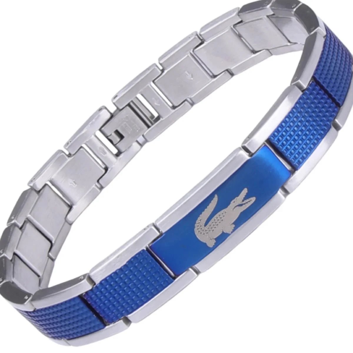 Lacoste Jewelry Crocodile Logo Bracelet — 14 (with box)