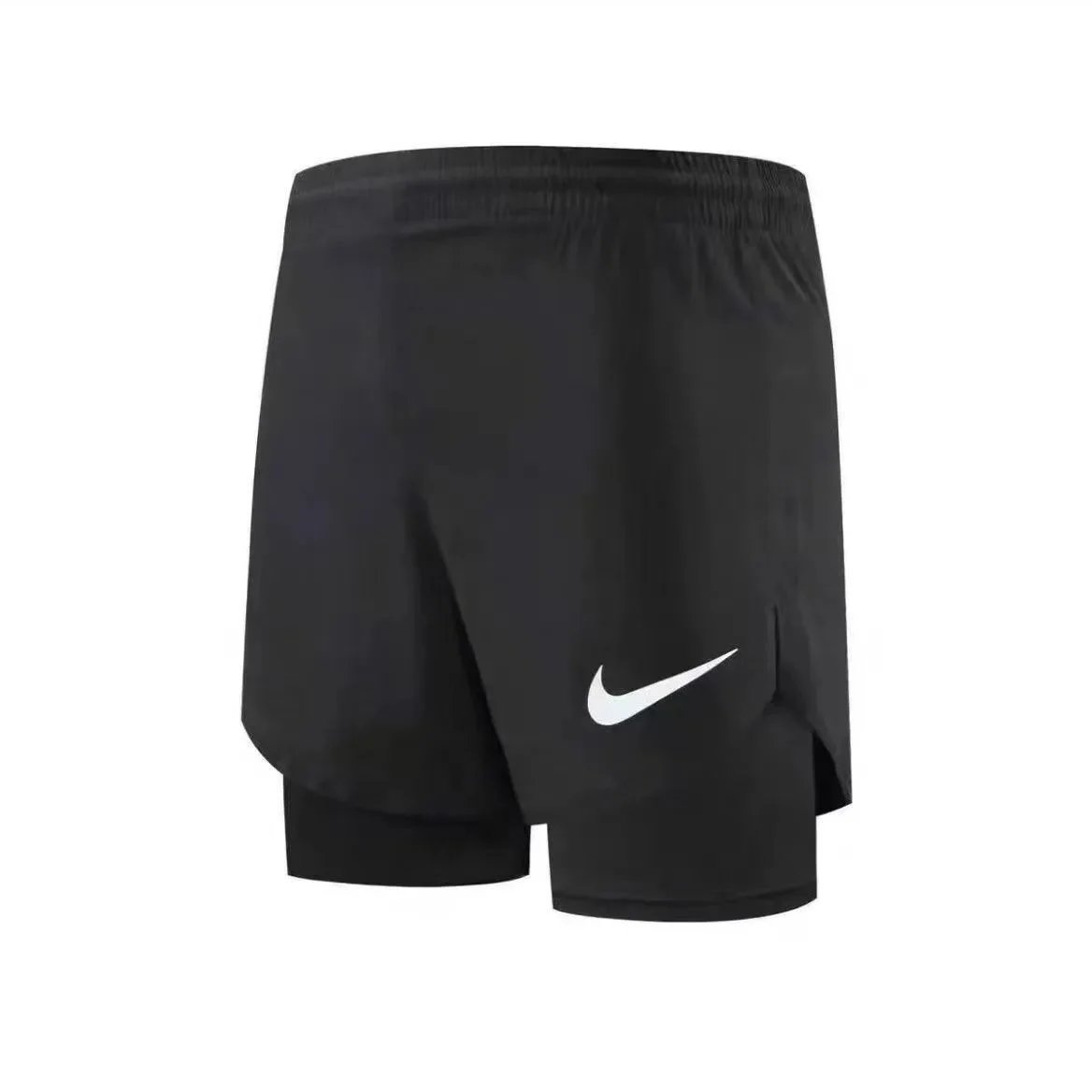 Nike Vests Printed athletic tank top — Black shorts (lined)
