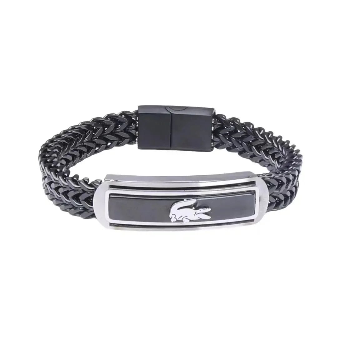 Lacoste Jewelry Crocodile Logo Bracelet — 39 (with box)