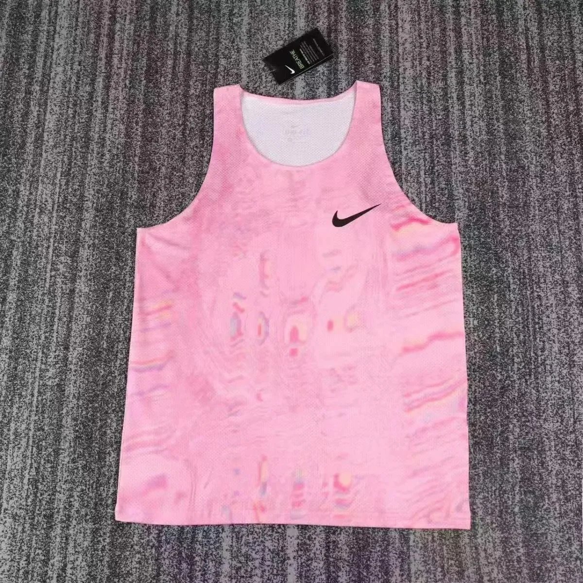 Nike Vests Printed athletic tank top — vest colorful red