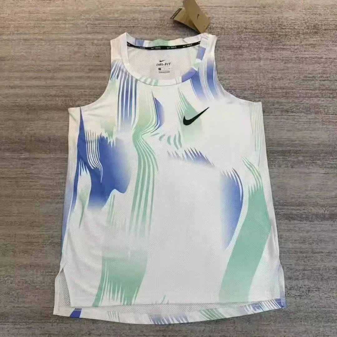 Nike Vests Printed athletic tank top — Vest Tide Blue