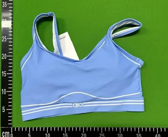 Alo Matching Sets Ribbed long-sleeve crop top and high-waisted shorts set product detail image 14