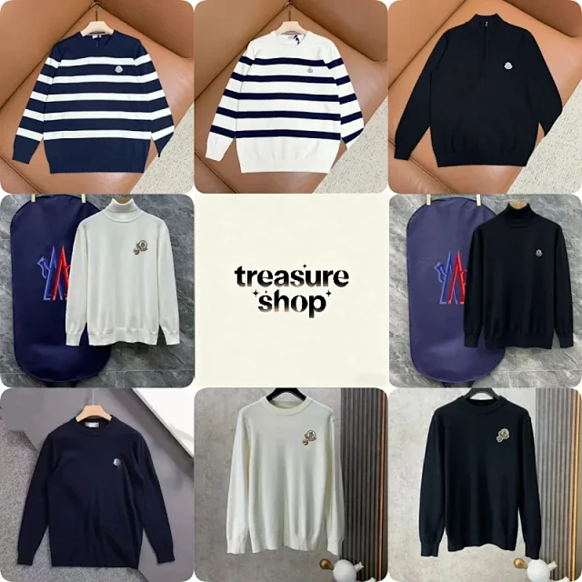 Moncler Knitwear Logo-Patch Crewneck Knit Sweater product detail image 1