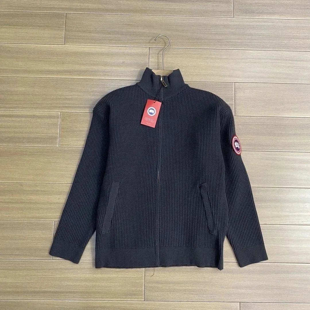 Moncler Knitwear Logo-Patch Crewneck Knit Sweater — 1:1 Big Goose -2