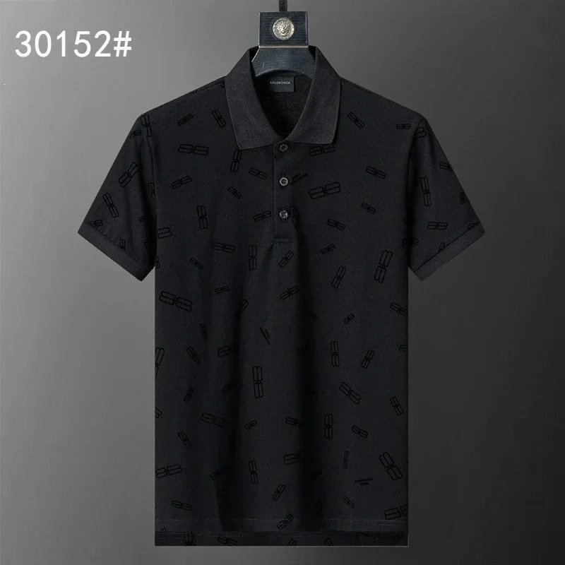 Balmain Shirts Short-Sleeve Polo Shirt — 30152 black