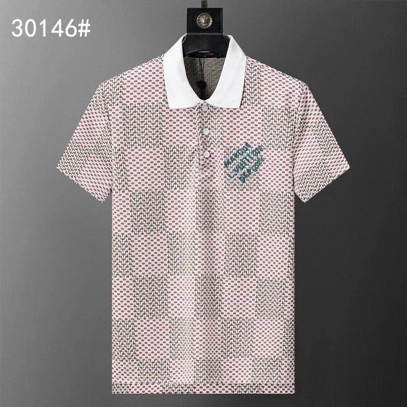 Balmain Shirts Short-Sleeve Polo Shirt — 30146 pink