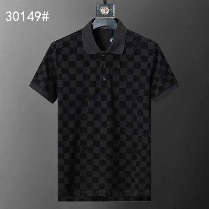 Lacoste Shirts Geometric Print Polo Shirt — 30149 black