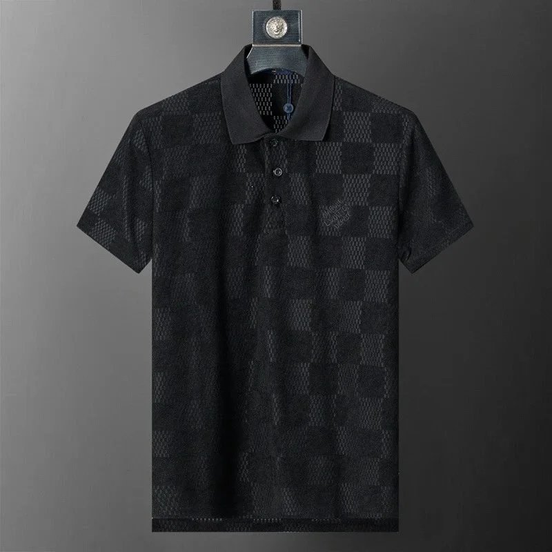 Lacoste Shirts Geometric Print Polo Shirt — 30155 black