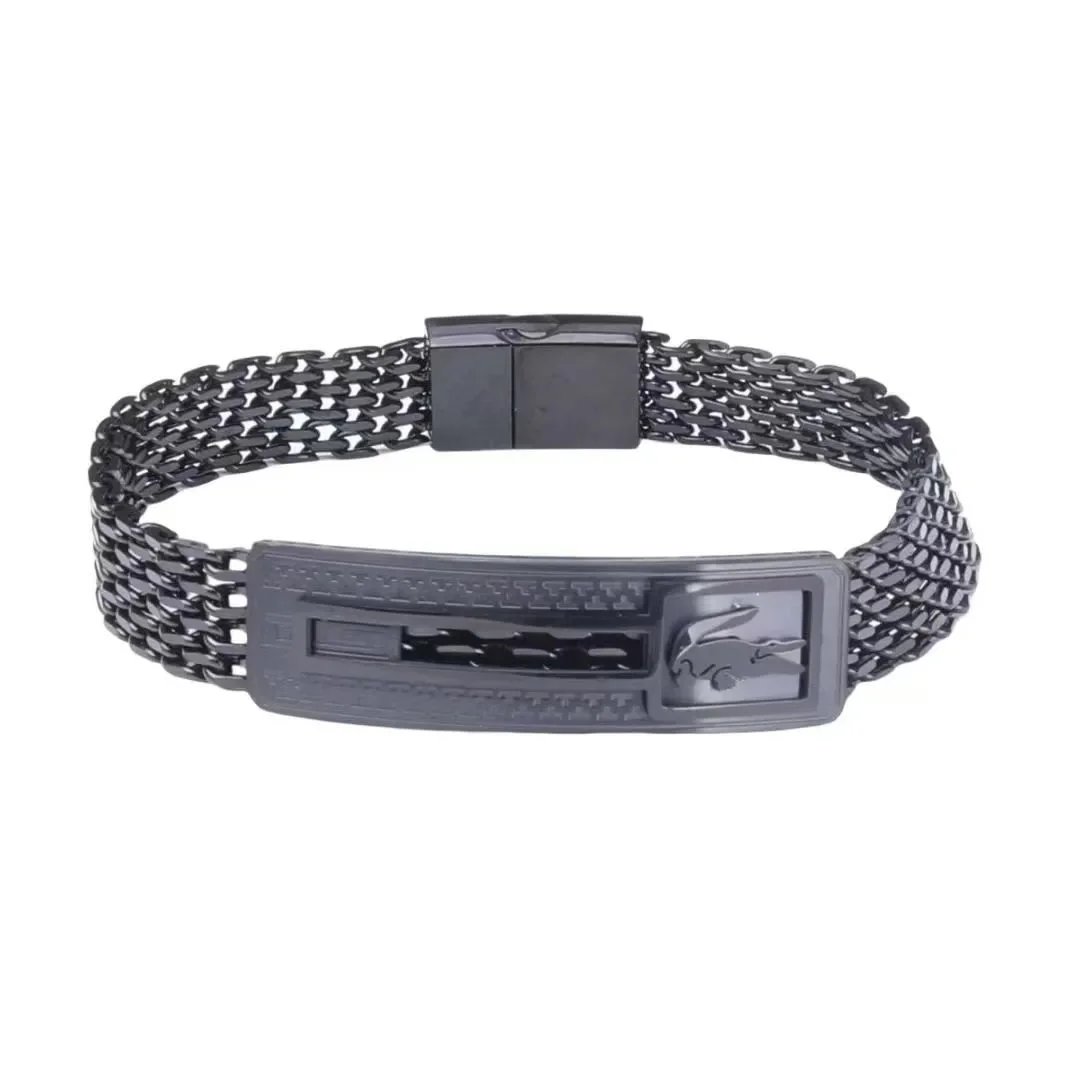 Lacoste Jewelry Crocodile Logo Bracelet — 37 (with box)