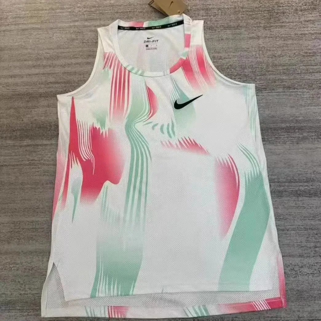Nike Vests Printed athletic tank top — vest tide red