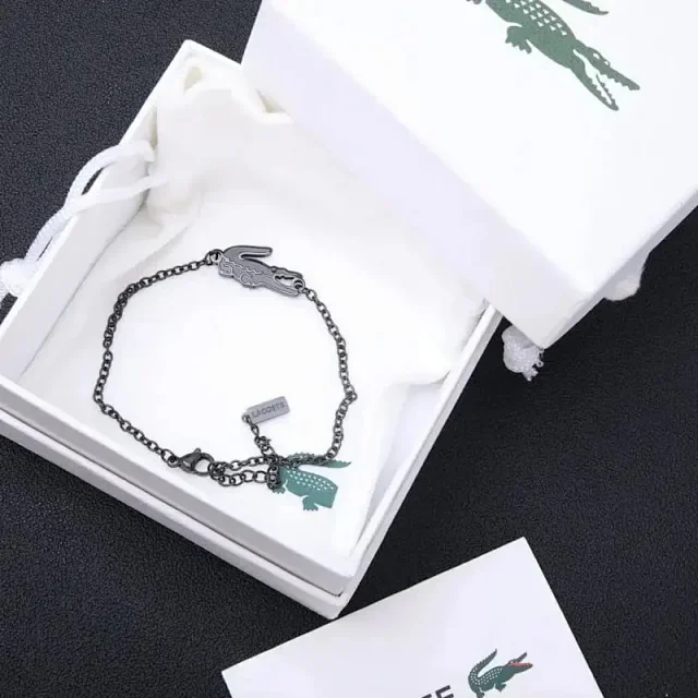 Lacoste Jewelry Crocodile Logo Bracelet product detail image 2