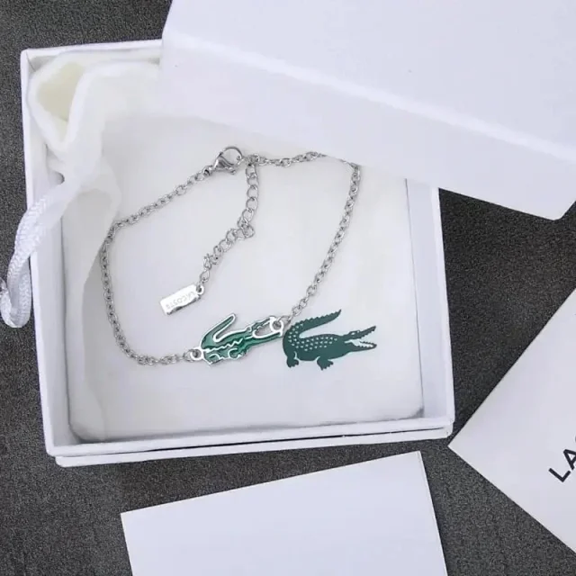 Lacoste Jewelry Crocodile Logo Bracelet product detail image 3